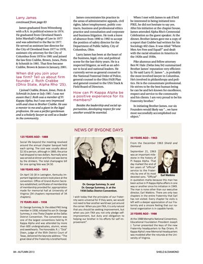 News of Bygone Days, Autumn 2013